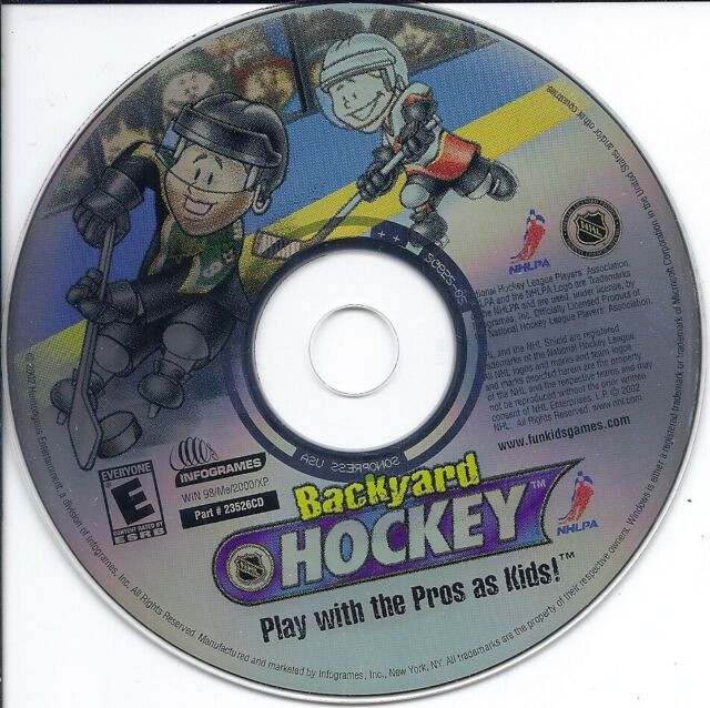 Backyard Hockey Game
 Backyard Hockey PC game CD
