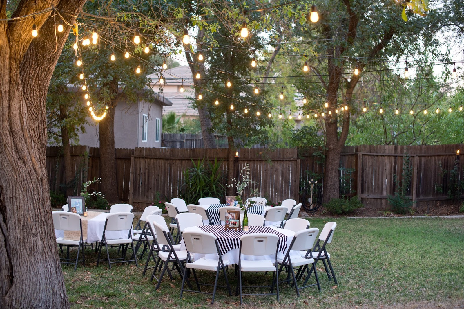 Backyard Party Ideas For Adults
 Domestic Fashionista Backyard Birthday Party For the Guy