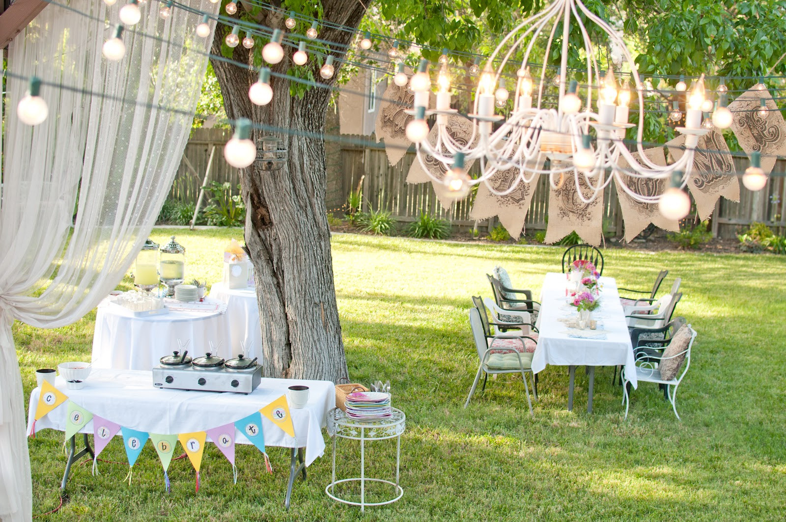 Backyard Party Ideas For Adults
 Domestic Fashionista Summer Backyard Birthday Party