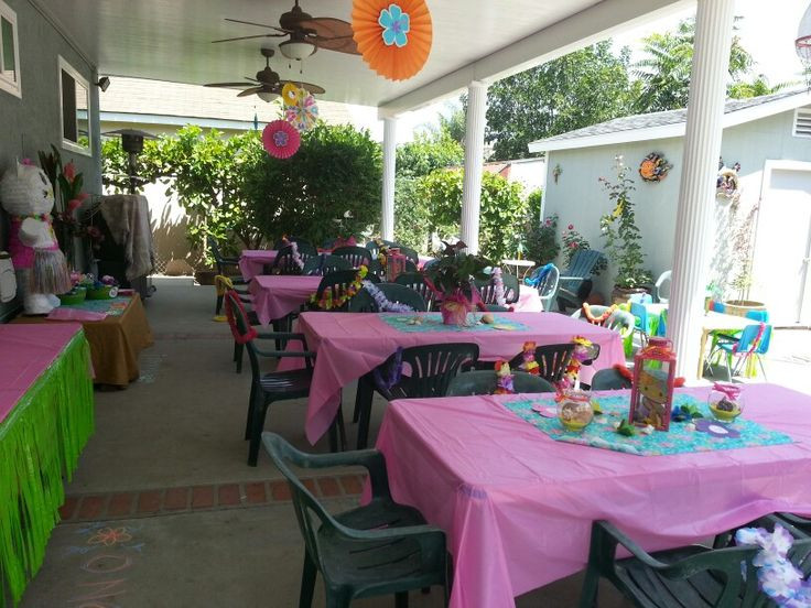 Backyard Party Set Up Ideas
 Backyard party set up