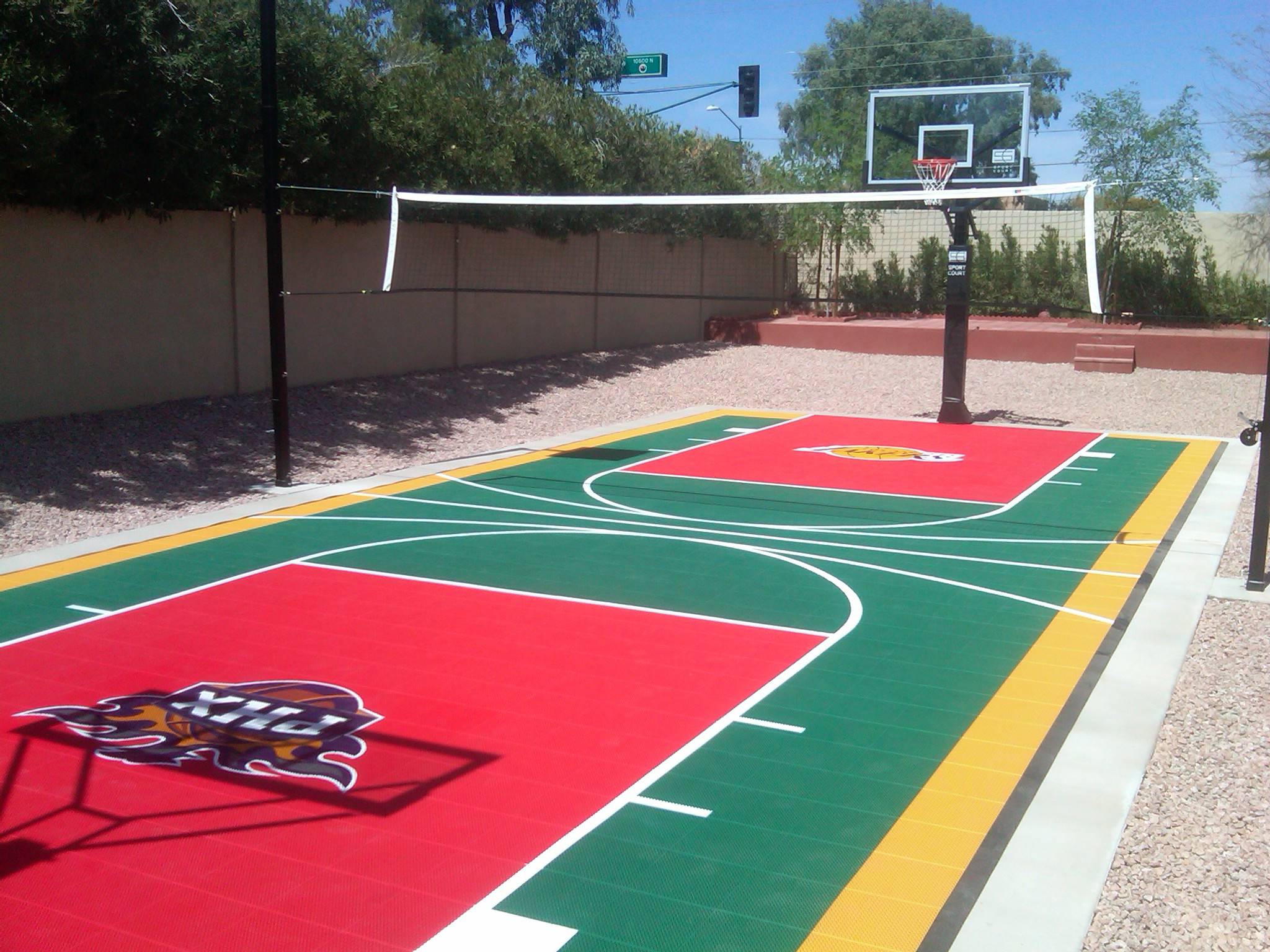 Backyard Sport Court
 Sports Entertaining in your Arizona Landscape Design
