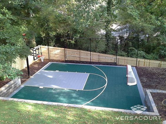 Backyard Sport Court
 Backyard Basketball Court Ideas To Help Your Family Be e
