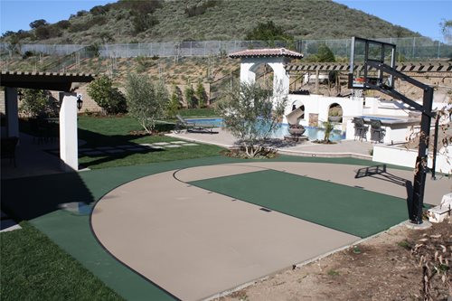 Backyard Sport Court
 Backyard Games and Sport Courts Landscaping Network