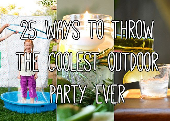 Backyard Summer Birthday Party Ideas
 25 Backyard Party Ideas For The Coolest Summer Bash Ever