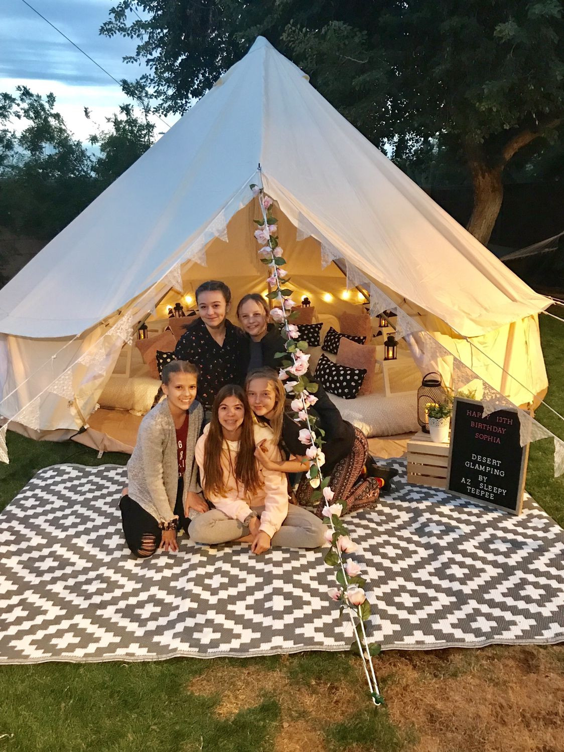 Backyard Tent Party Ideas
 Go glamping in your backyard for the coolest Sleepover