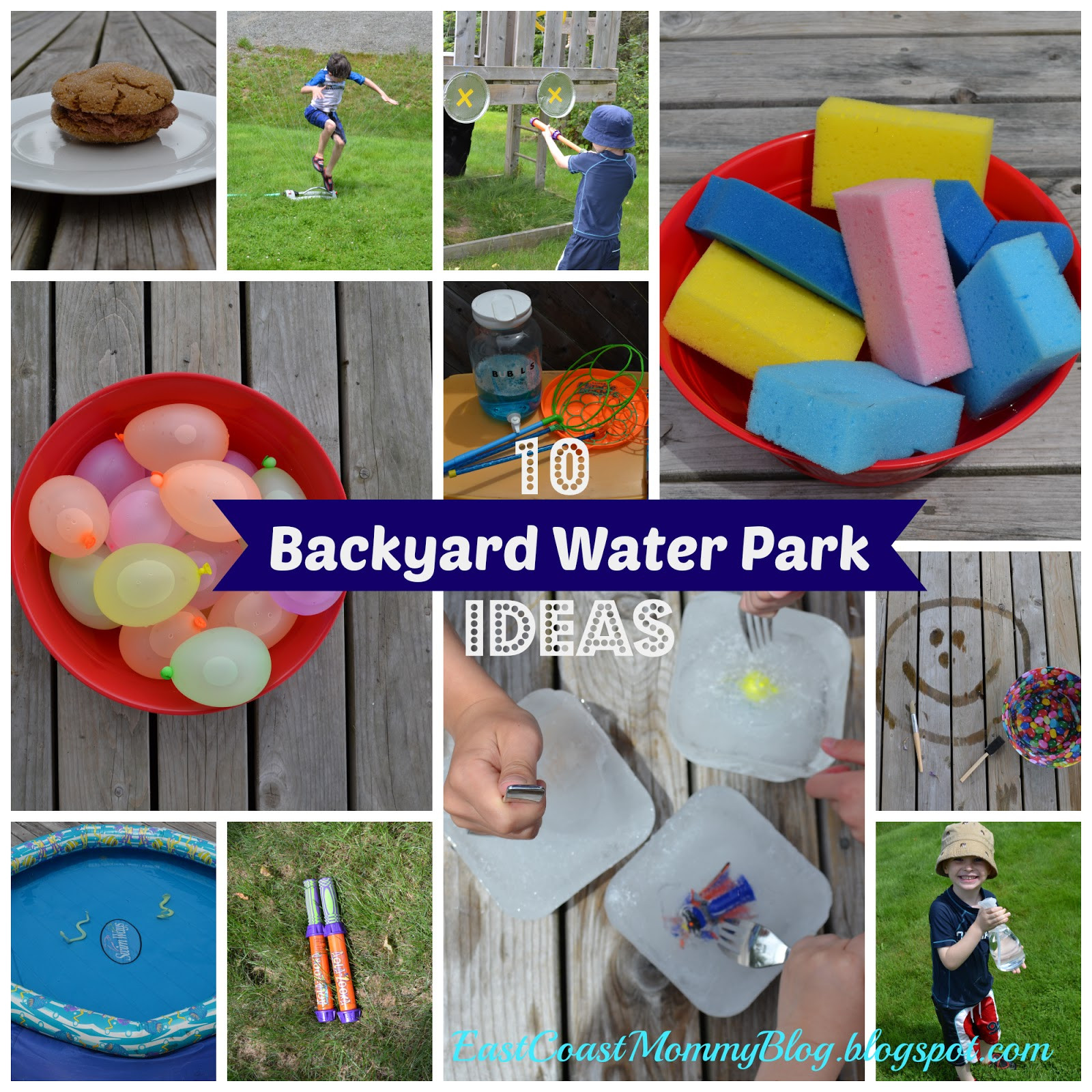 Backyard Water Party Ideas
 East Coast Mommy 10 Easy DIY Backyard Water Park Ideas