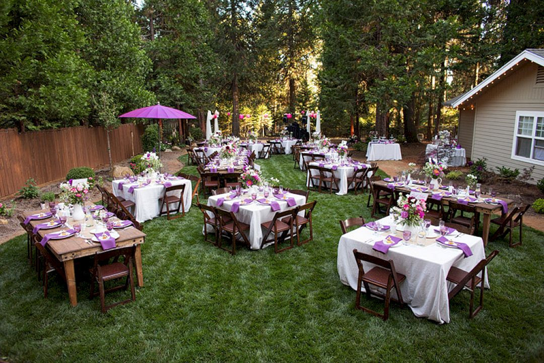 Backyard Wedding Party Ideas
 Marvelous Rustic Chic Backyard Wedding Party Decor Ideas