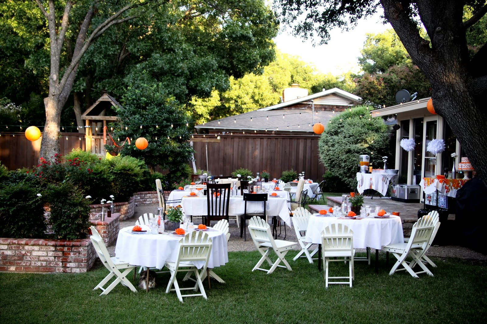 Backyard Wedding Party Ideas
 The Gustafson Family Gender Reveal Party Some How To s