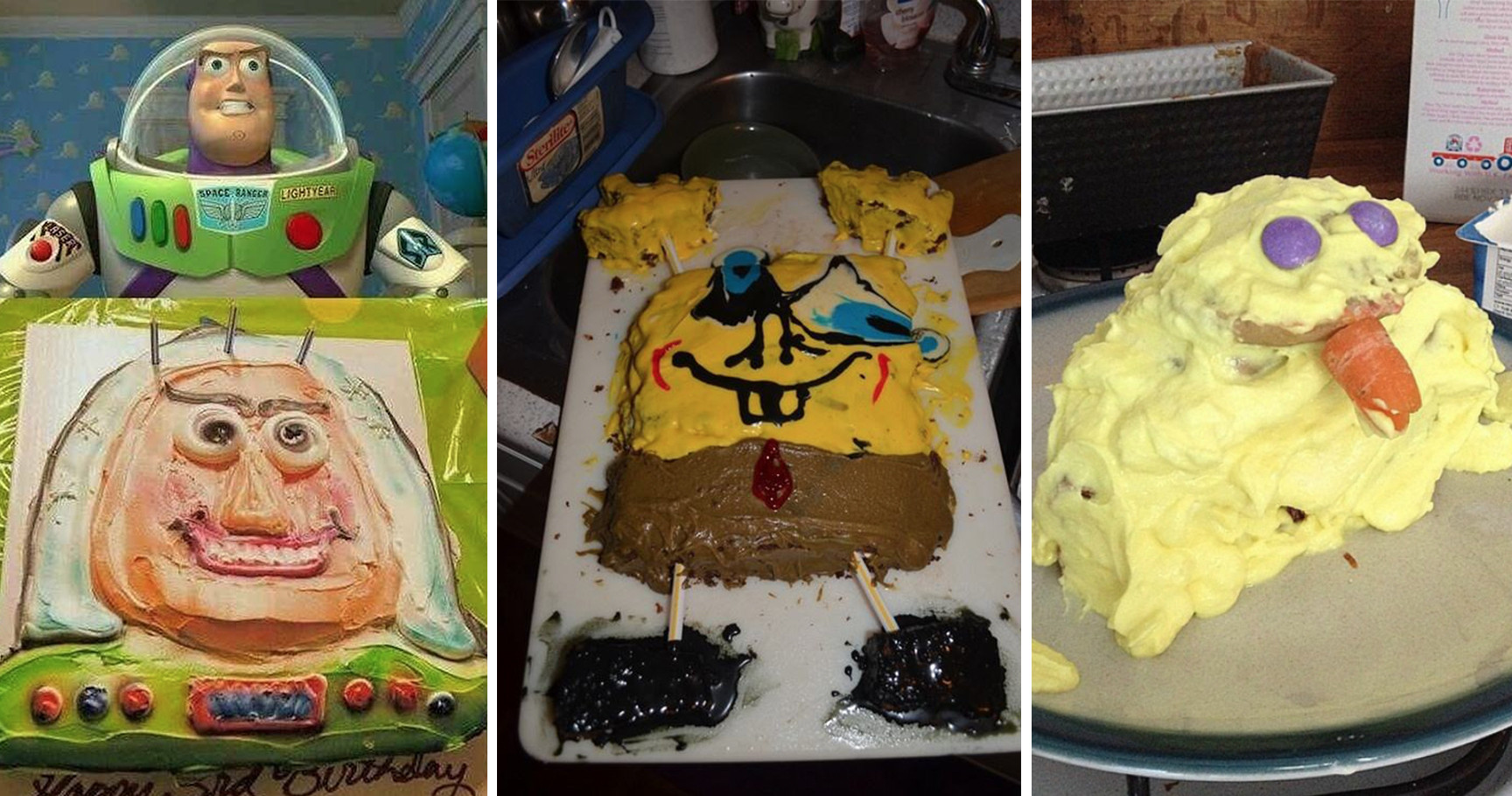Bad Birthday Cakes
 15 Birthday Cake Fails So Bad They Would Make You Cry