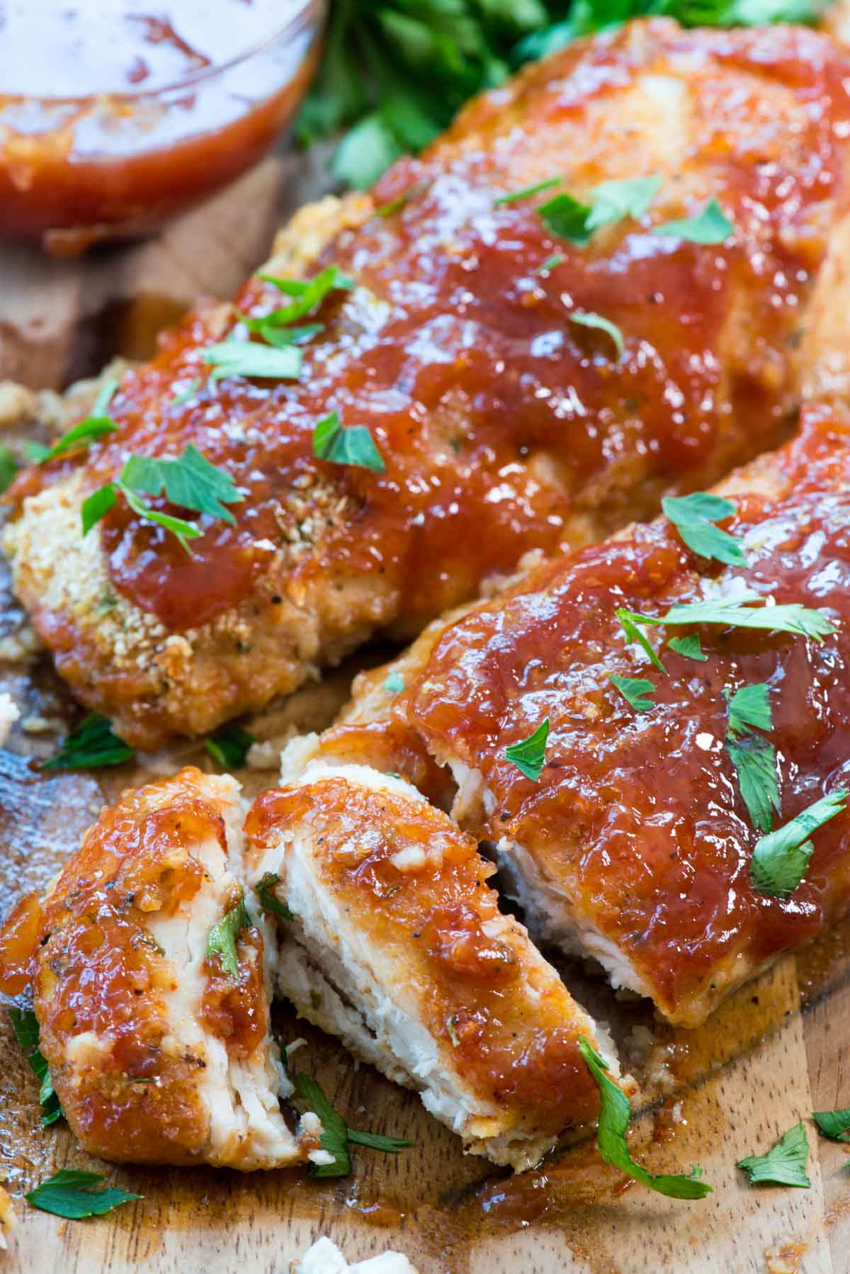 Baked Barbecue Chicken Recipe
 Easy Oven Baked BBQ Chicken Crazy for Crust