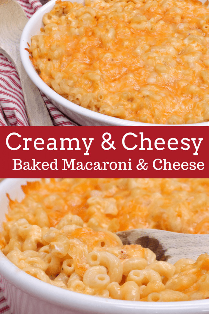 Baked Cheesy Macaroni And Cheese Recipe
 Creamy Baked Macaroni & Cheese