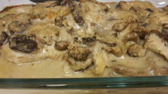 Baked Chicken Mushroom Soup
 baked chicken wings with cream of mushroom soup
