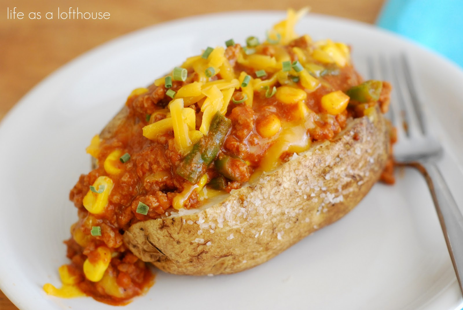 Baked Potato Diet
 Mexican Topped Baked Potato