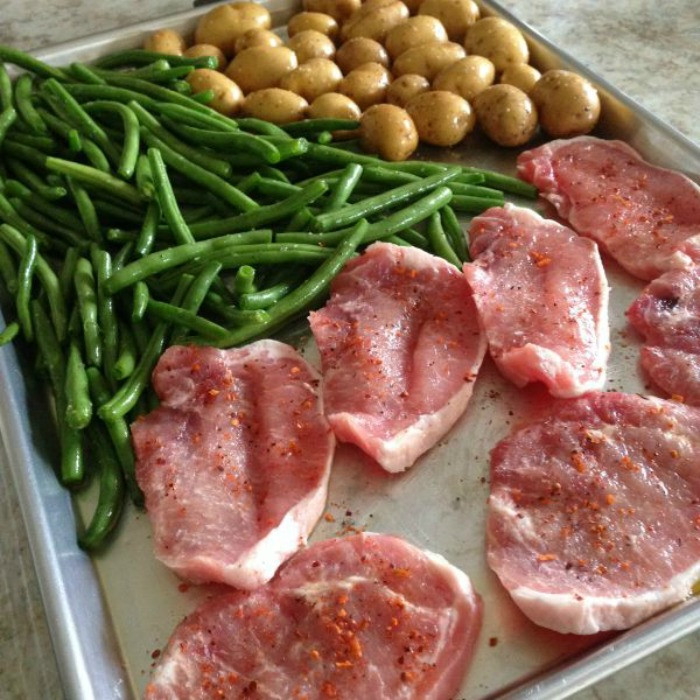 Baked Thin Boneless Pork Chops
 Baked Thin Pork Chops and Veggies Sheet Pan Dinner Eat