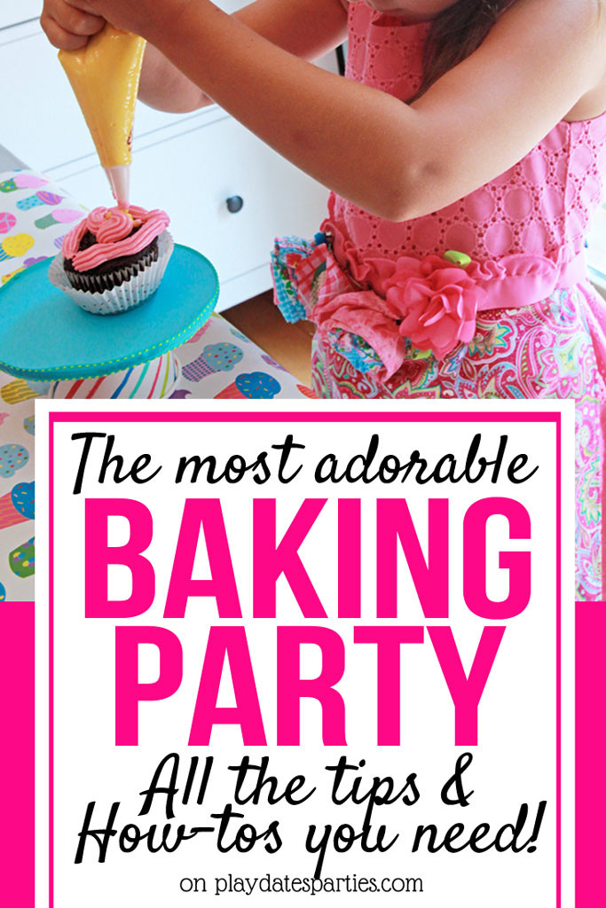 Baking Birthday Party
 This is the Most Adorable Baking Birthday Party for Kids