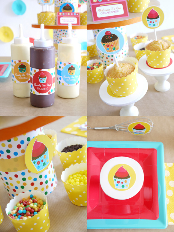 Baking Birthday Party
 Baking Birthday Party Printables Supplies