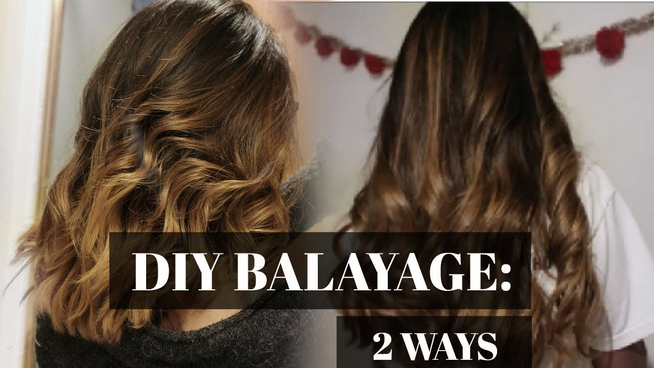 Balayage Hair DIY
 DIY Balayage at Home 2 Ways