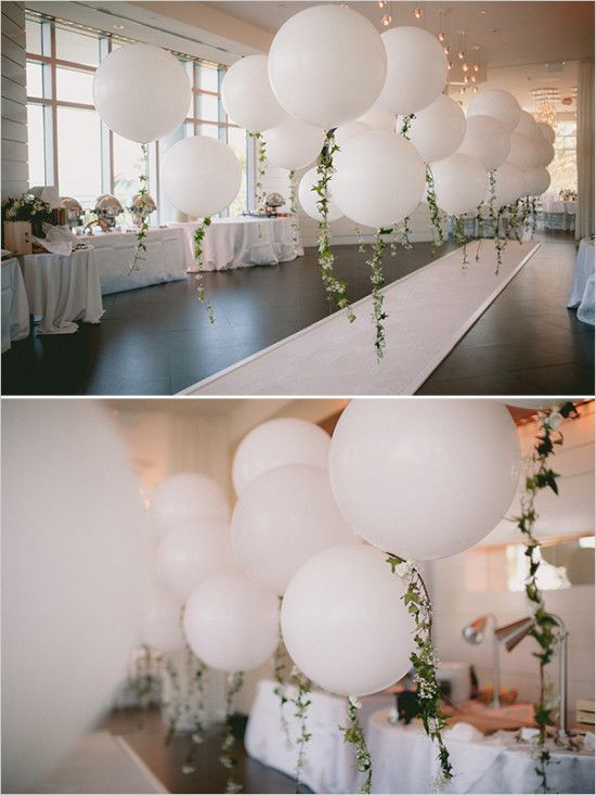 Balloon Ideas For Engagement Party
 DIY Balloon Garland Engagement Party Wedding Chicks