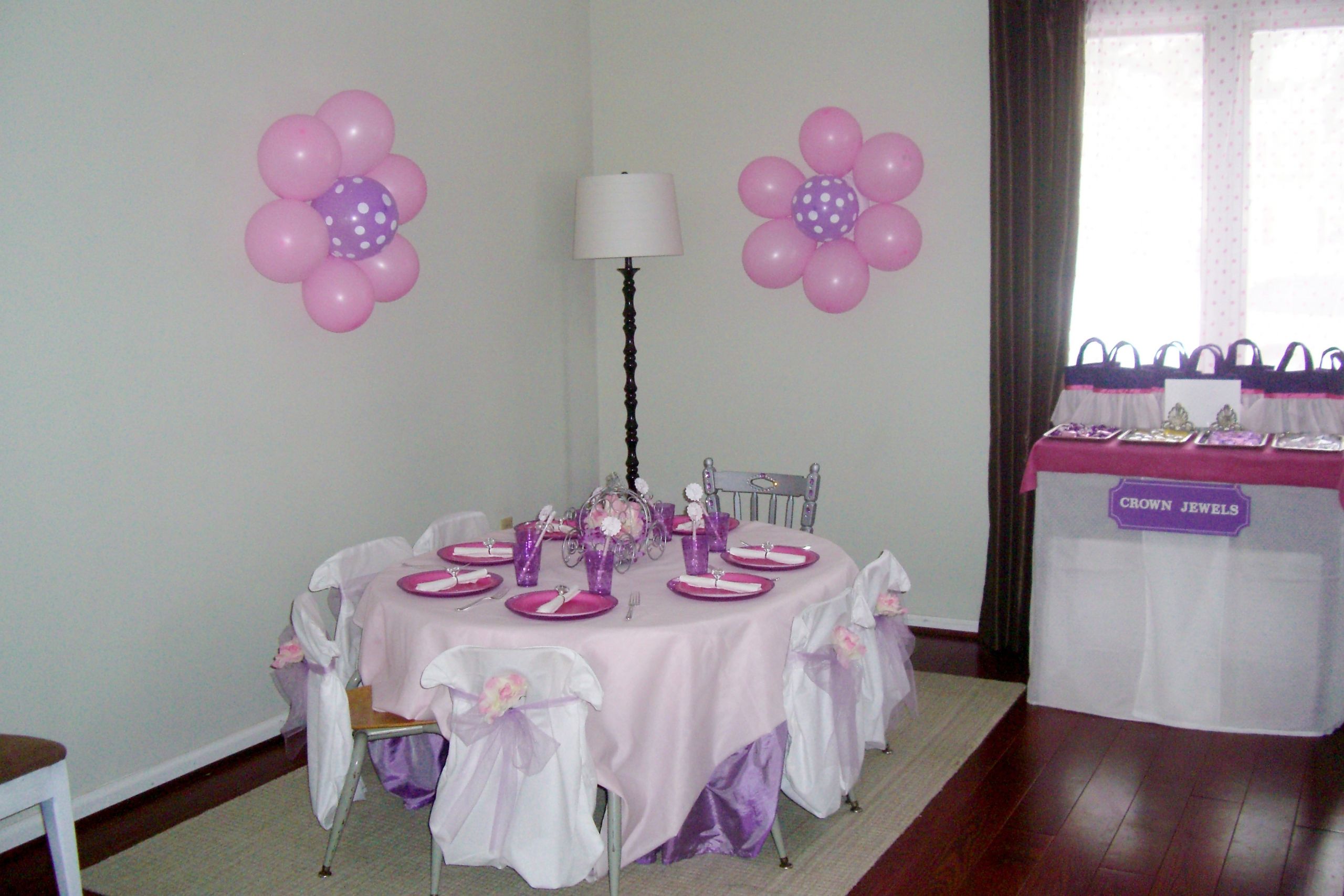 Balloons Decoration For Birthday Party
 Princess Birthday Party Part 6 Wall Flower Balloon