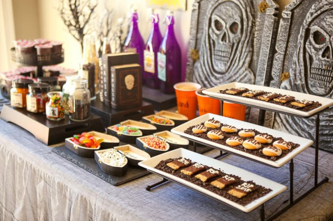Bar Halloween Party Ideas
 Dig Your Own Graveyard Dessert Bar