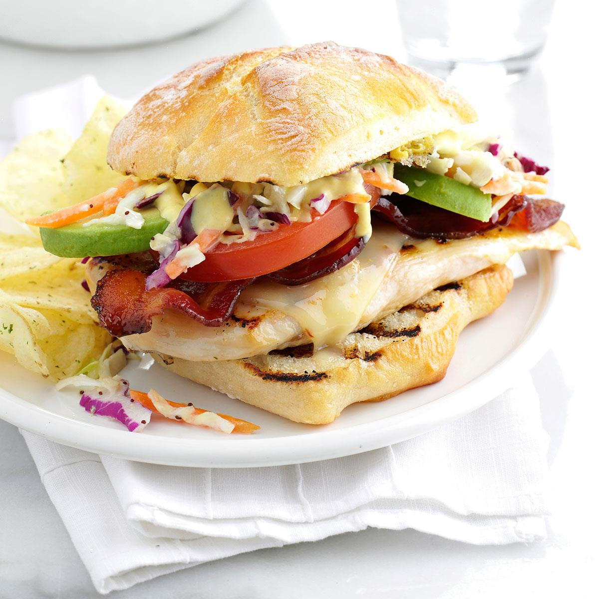 Barbecued Chicken Sandwiches
 Loaded Grilled Chicken Sandwich Recipe