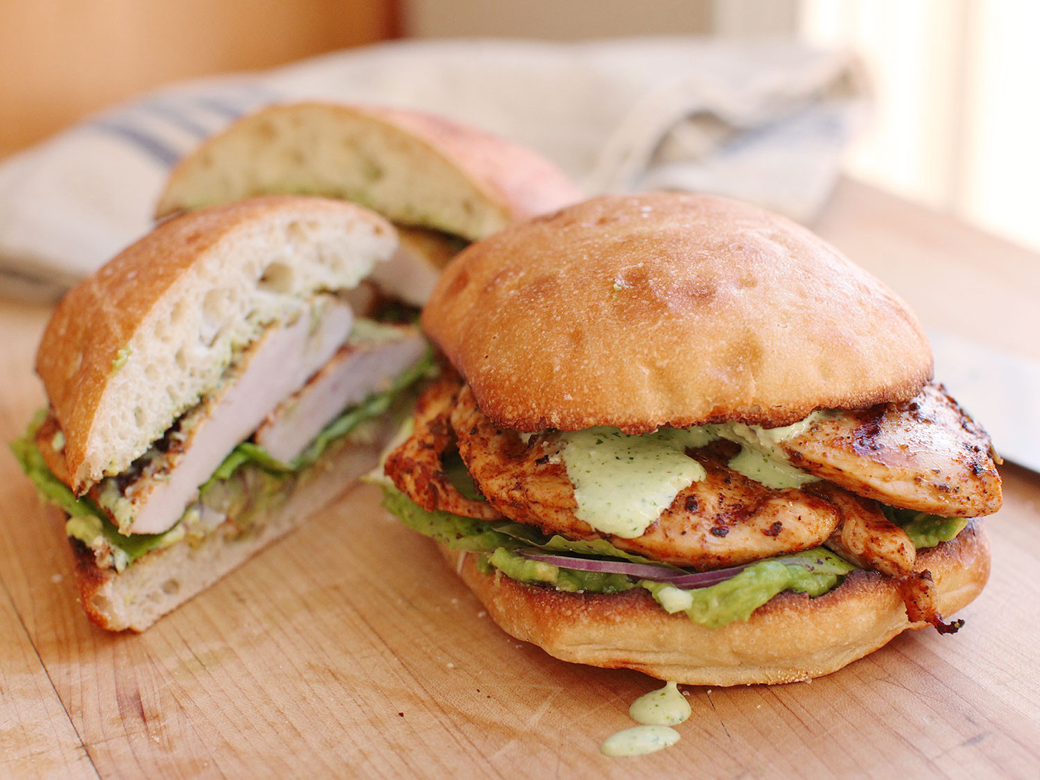 Barbecued Chicken Sandwiches
 Make Peruvian Grilled Chicken Portable With These Tasty