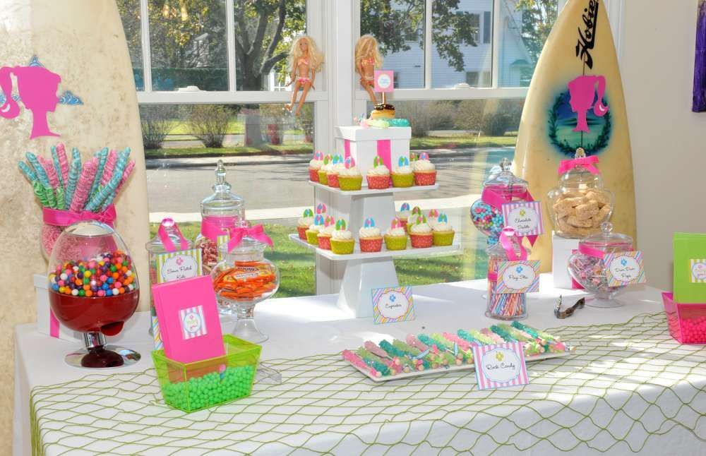 Barbie Beach Party Ideas
 Nautical Beach Theme Birthday Party Ideas