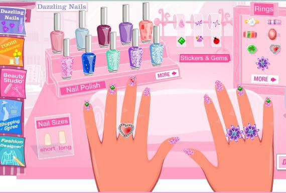 Barbie Nail Art Games
 Barbie Dazzling Nails Doraemon Games Doraemon games