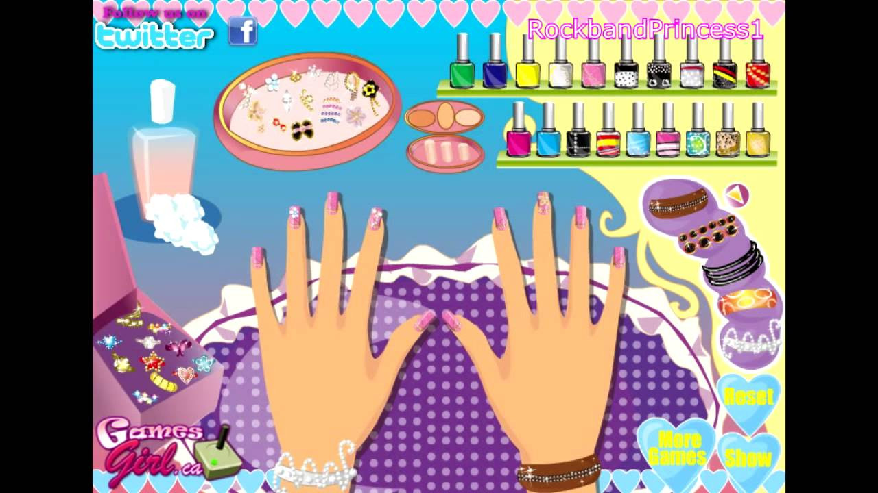 Barbie Nail Art Games
 Barbie Nail Polish Salon Manicure Makeover Games line