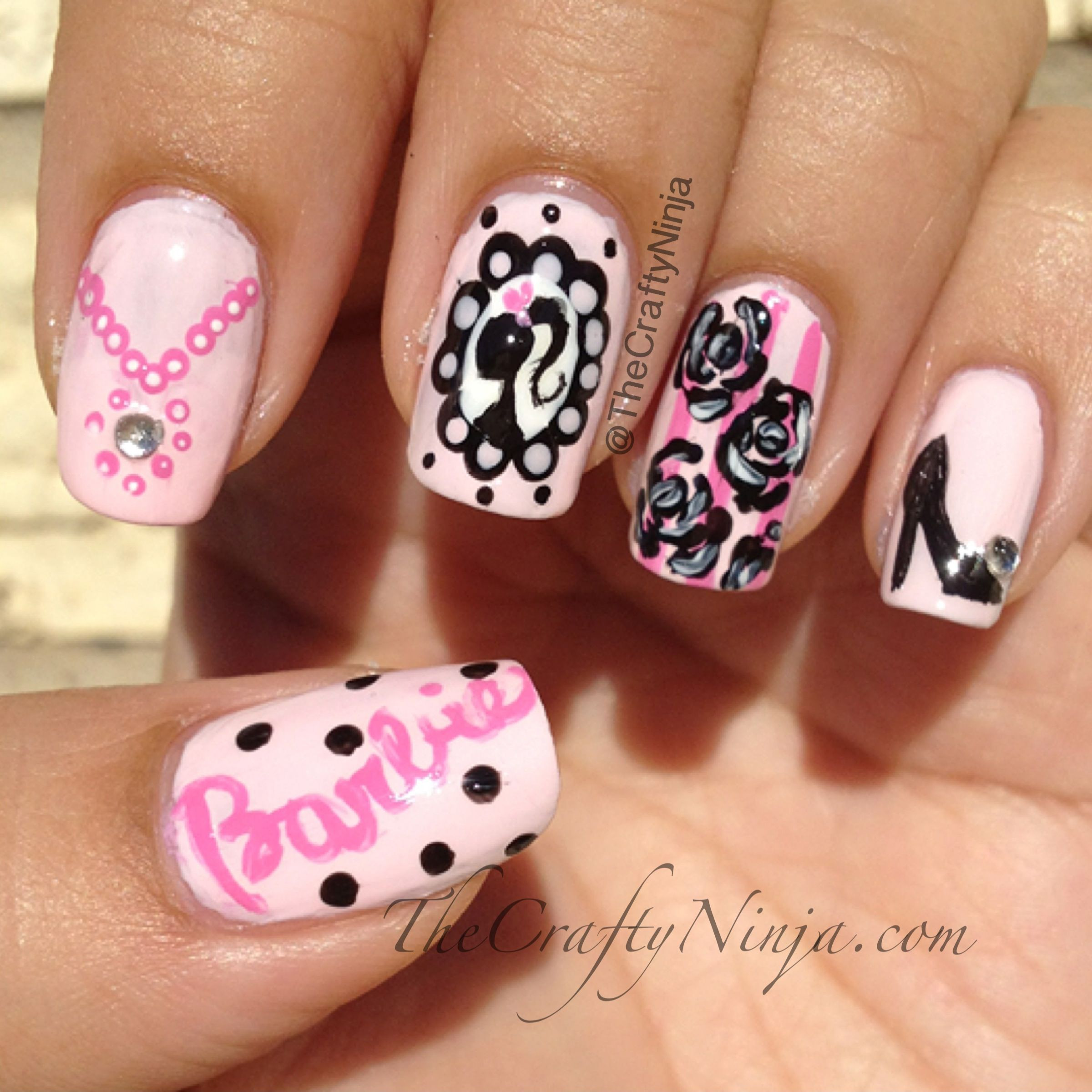 barbie nail art printer