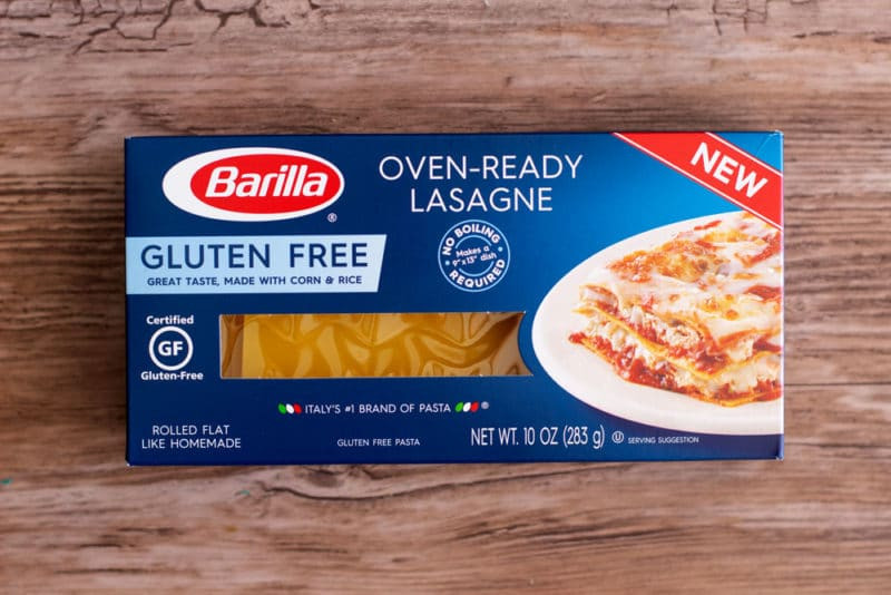 Barilla Gluten Free Lasagna
 Barilla Lasagna Noodles Nutrition