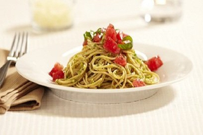 Barilla Whole Grain Spaghetti
 Whole Grain Spaghetti With Almond Pistachio Arugula