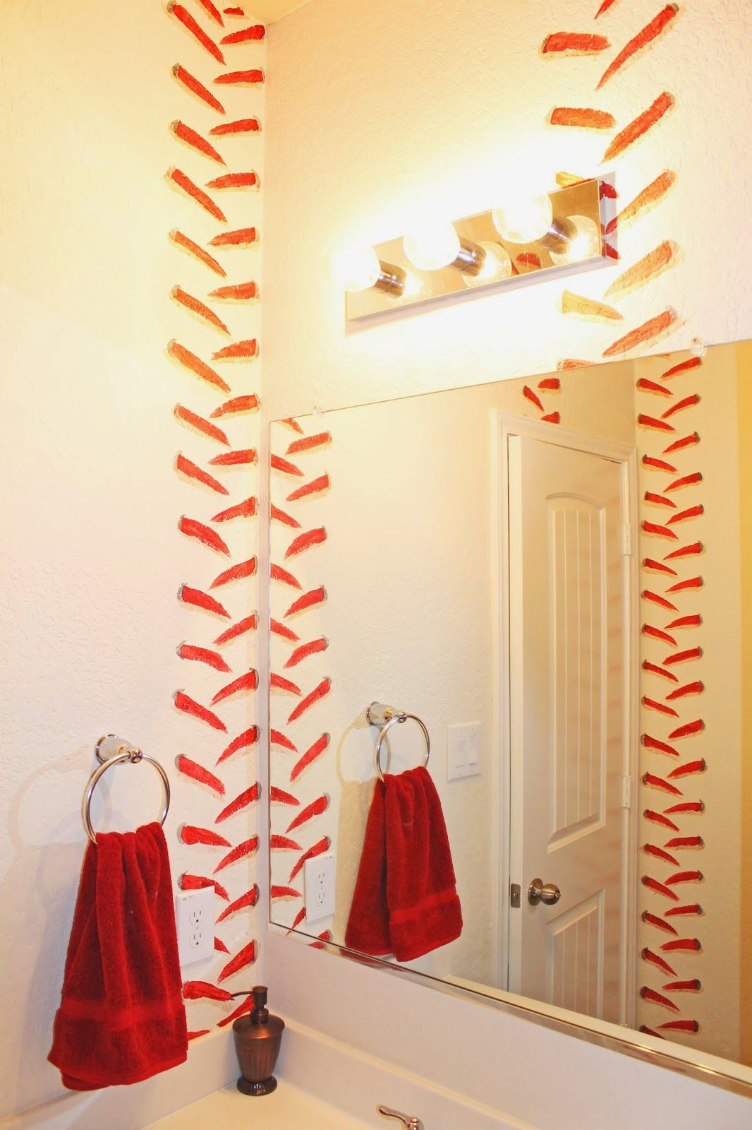 Baseball Bathroom Decor
 Baseball Boys Room