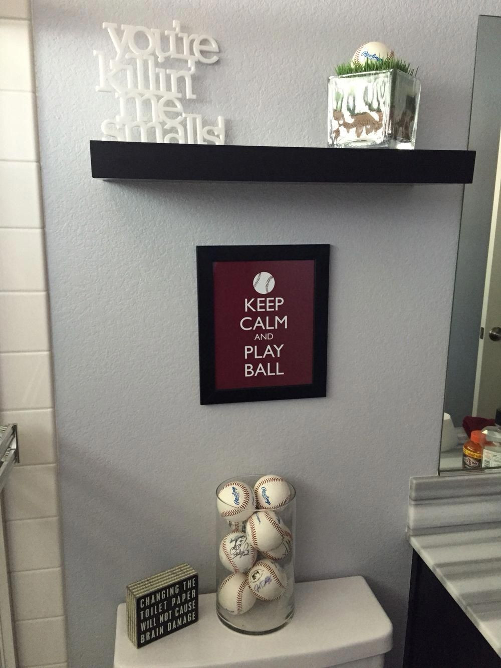 Baseball Bathroom Decor
 Great Bathroom Decor And Design