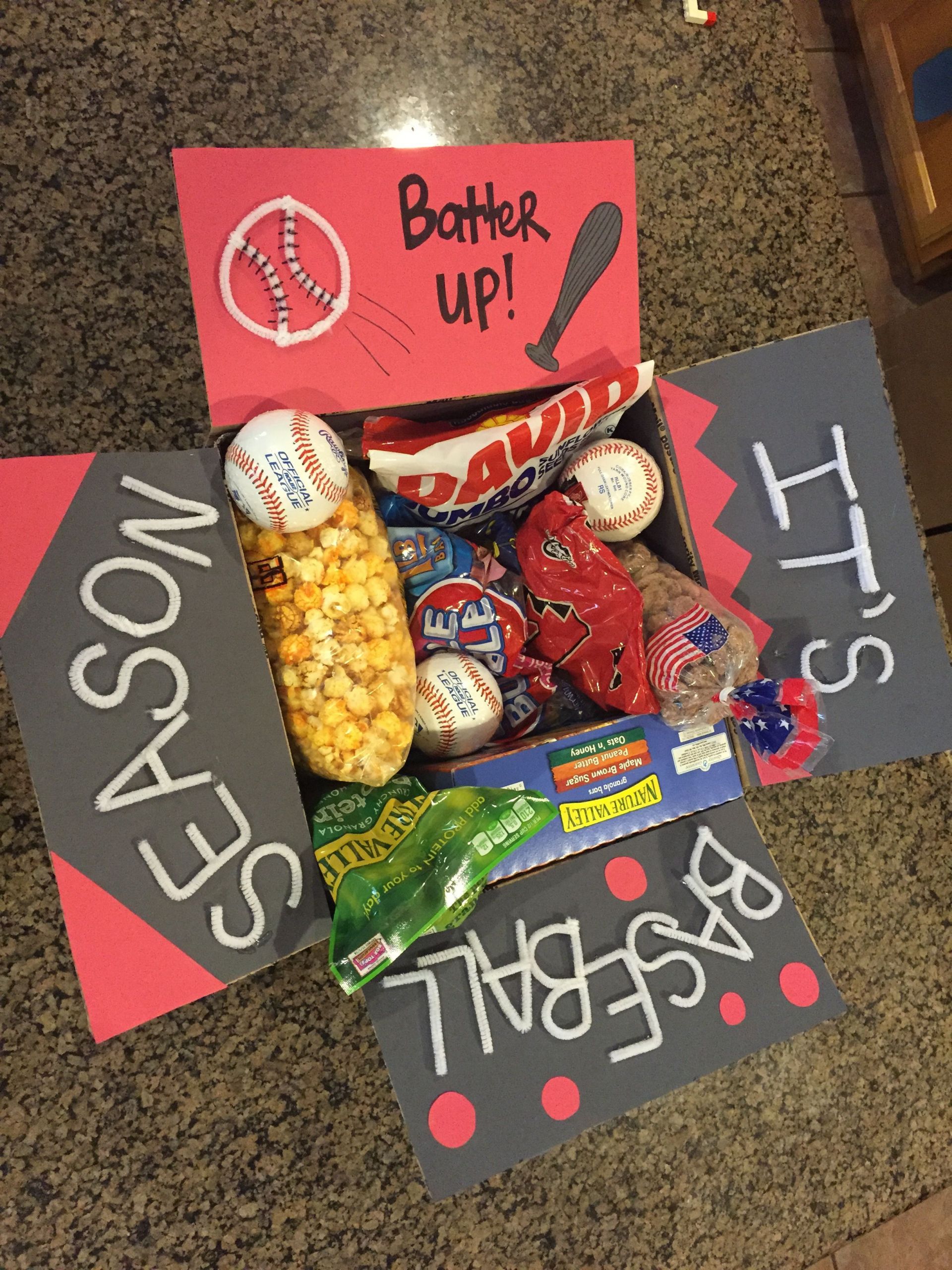 Baseball Gift Ideas For Boyfriend
 Baseball care package