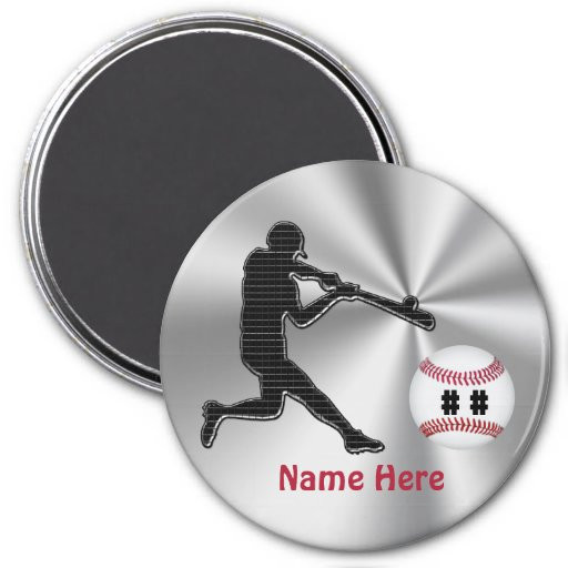 Baseball Gifts For Kids
 Personalized Baseball Team Gift Ideas for Kids Magnet