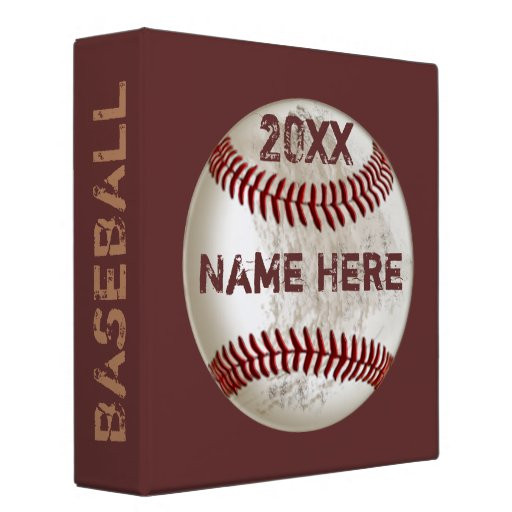 Baseball Gifts For Kids
 Personalized Baseball Gifts for Kids Binder