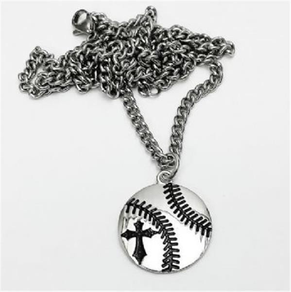 Baseball Necklaces For Guys
 Men s Baseball Pendant Necklace PHIL 4 13 Christian