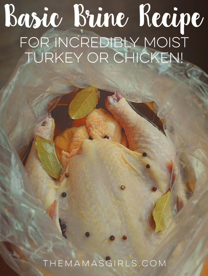 Basic Turkey Brine Recipe
 Basic Brine Recipe – for incredibly moist turkey or chicken