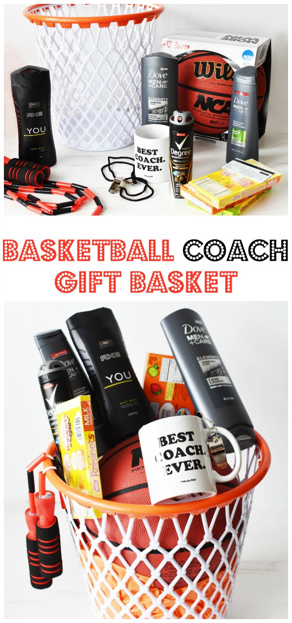 Basketball Coach Gift Ideas Pinterest
 The BEST DIY Basketball Coach Themed Gift Basket They will