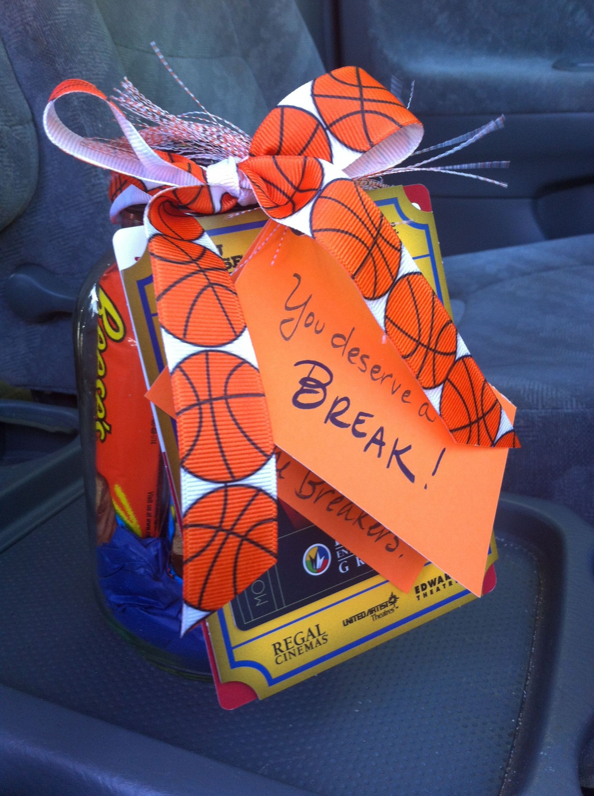 Basketball Coach Gift Ideas Pinterest
 Basketball Coach deserves a BREAK with Fast Break candy