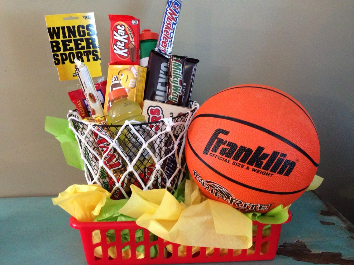 Basketball Gift Basket Ideas
 Basketball raffle