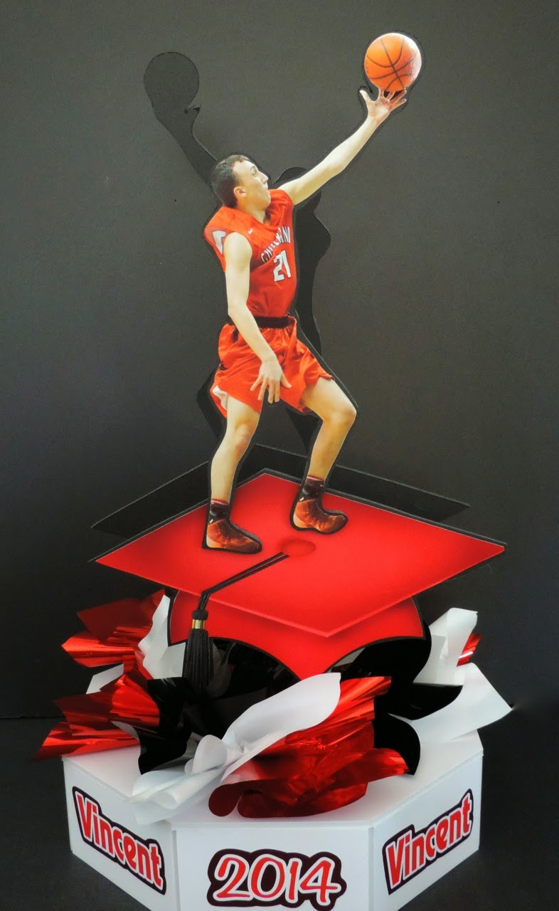 Basketball Graduation Party Ideas
 Musing with Marlyss Graduation Centerpiece Gift Card Box