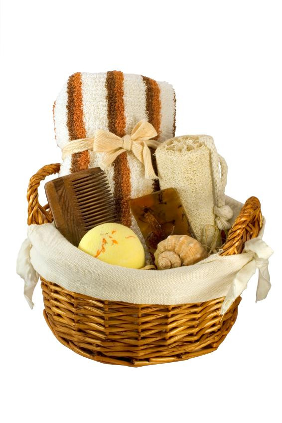 Bath Gift Basket Ideas
 of Unique Towel Gift Baskets [Slideshow]