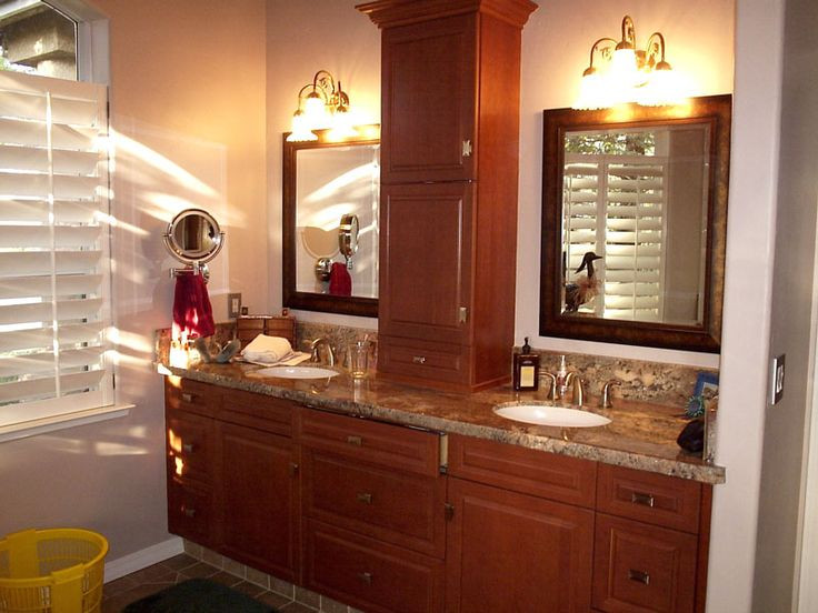 Bathroom Cabinets And Countertops
 countertop linen storage in the bathroom