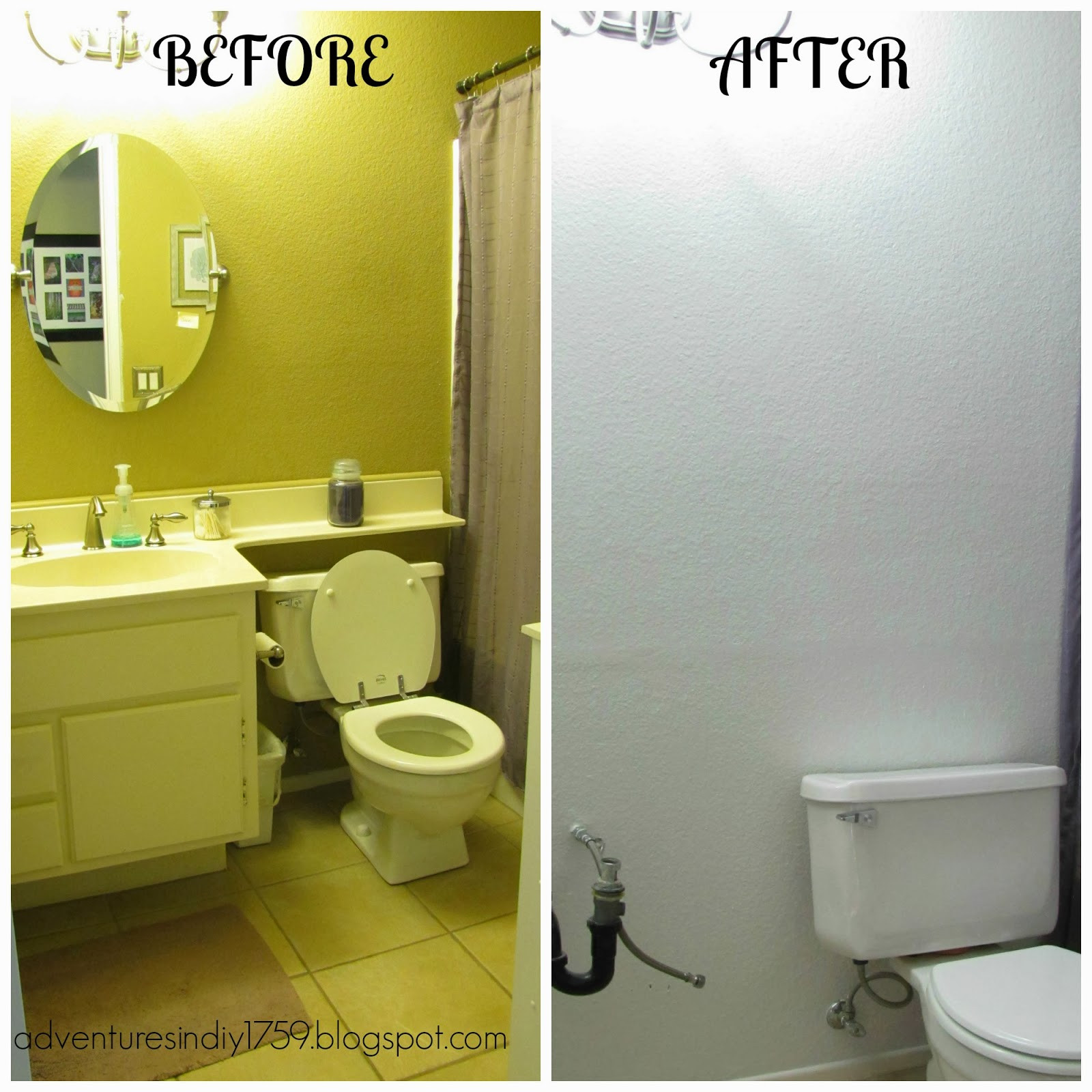 Bathroom Ceiling Paint Home Depot
 Adventures in DIY Hall Bathroom Makeover Source List