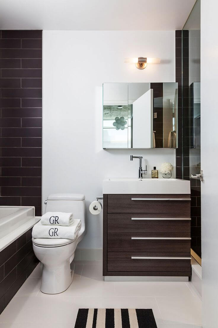 Bathroom Design Ideas Small
 15 Space Saving Tips for Modern Small Bathroom Interior