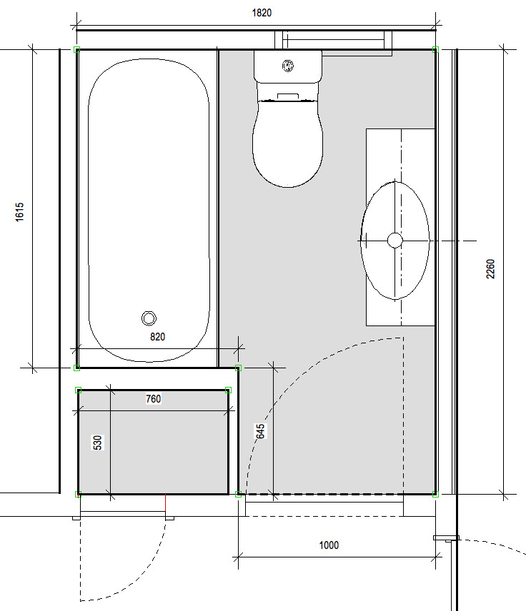 Bathroom Design Layout Planner
 natural modern interiors Small bathroom renovation Before