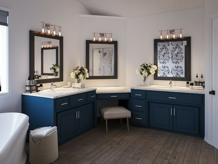 Bathroom Design Online
 Before & After Luxury Master Bathroom line Interior