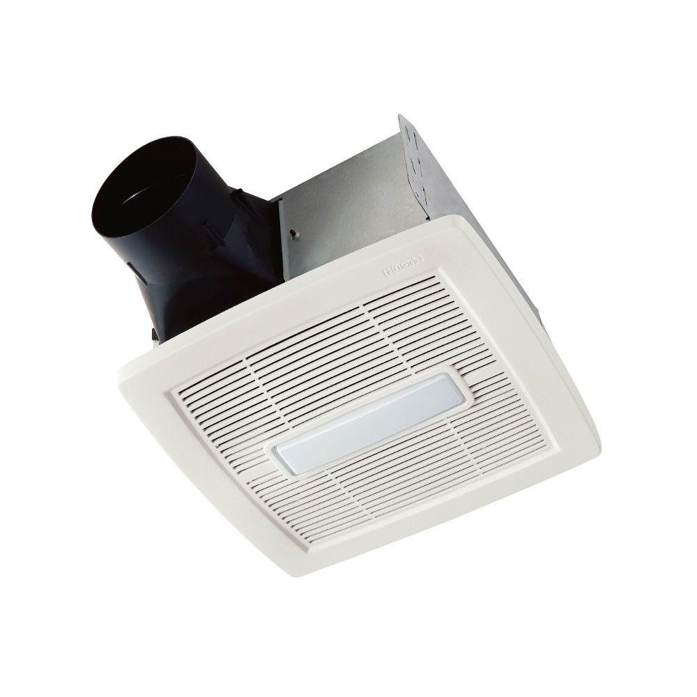 Bathroom Exhaust Fan And Light
 NuTone InVent Series 80 CFM Ceiling Bathroom Exhaust Fan